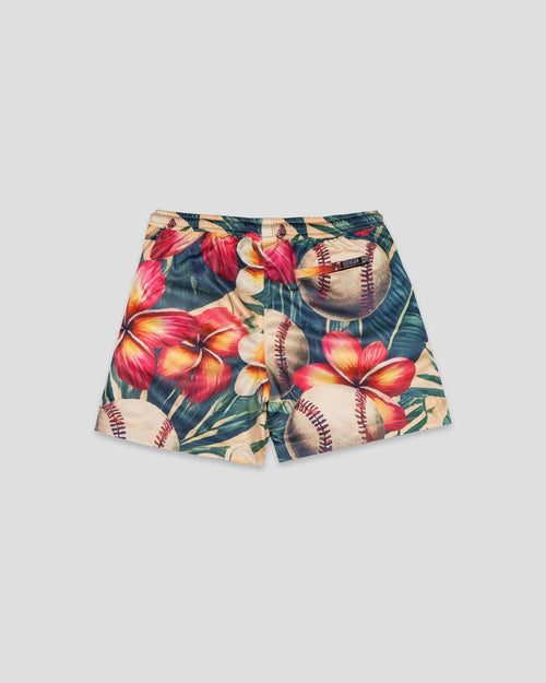 Baseballism: Aloha Ball Diamond Air Mesh Shorts - Youth