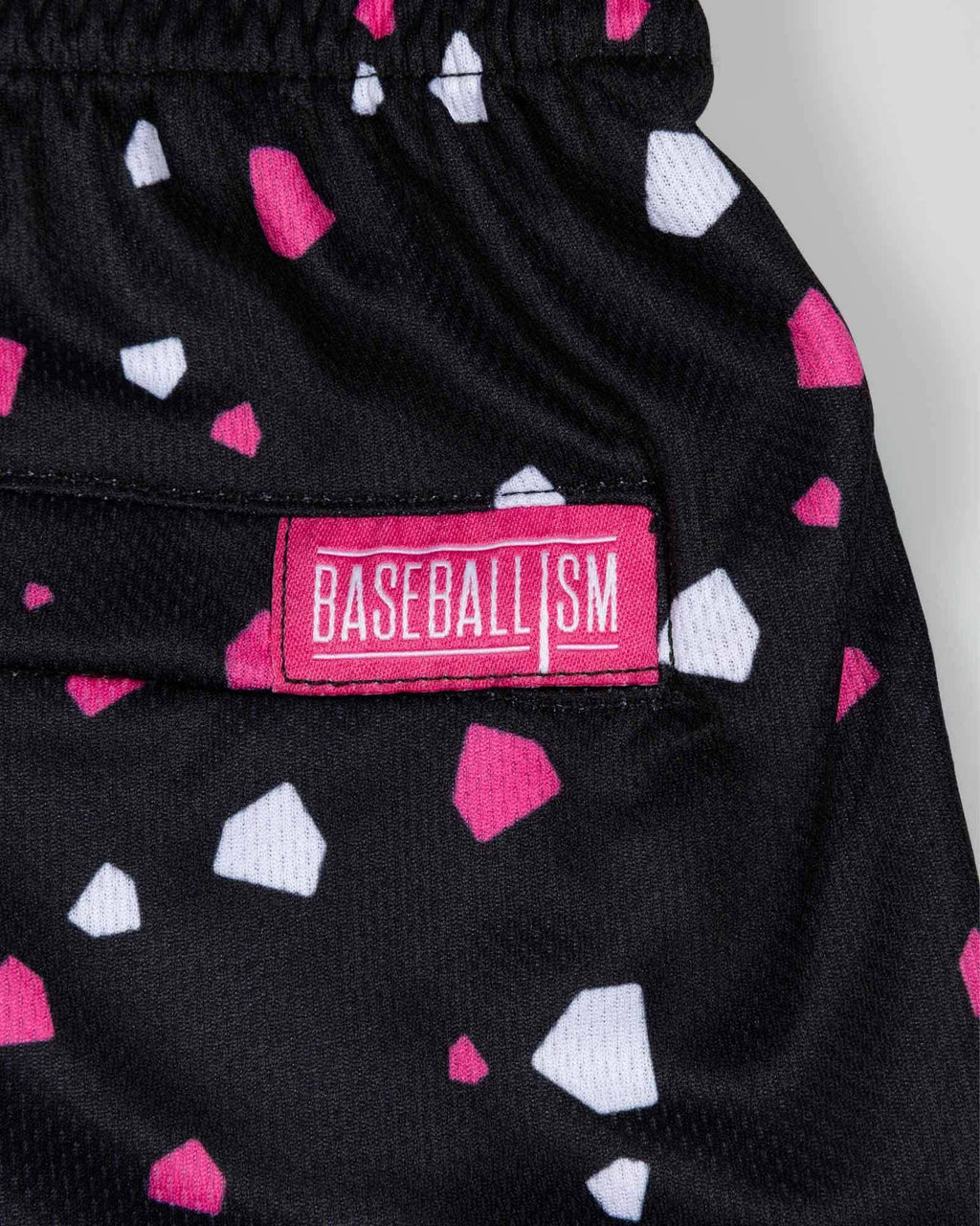 Baseballism: No Off SZN Diamond Air Mesh Shorts - Youth