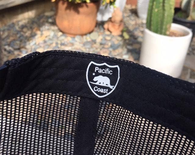 Pacific Coast Apparel: Rustic Surf Bear  Trucker Hat