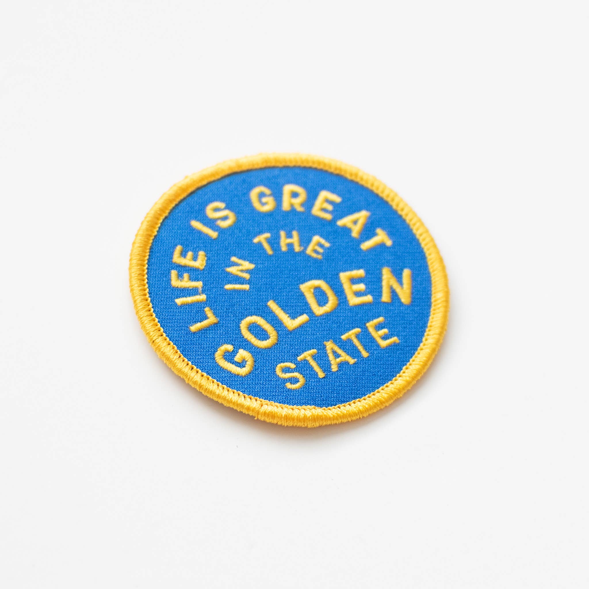 Union Made: Golden State Embroidered Iron on Patch - California