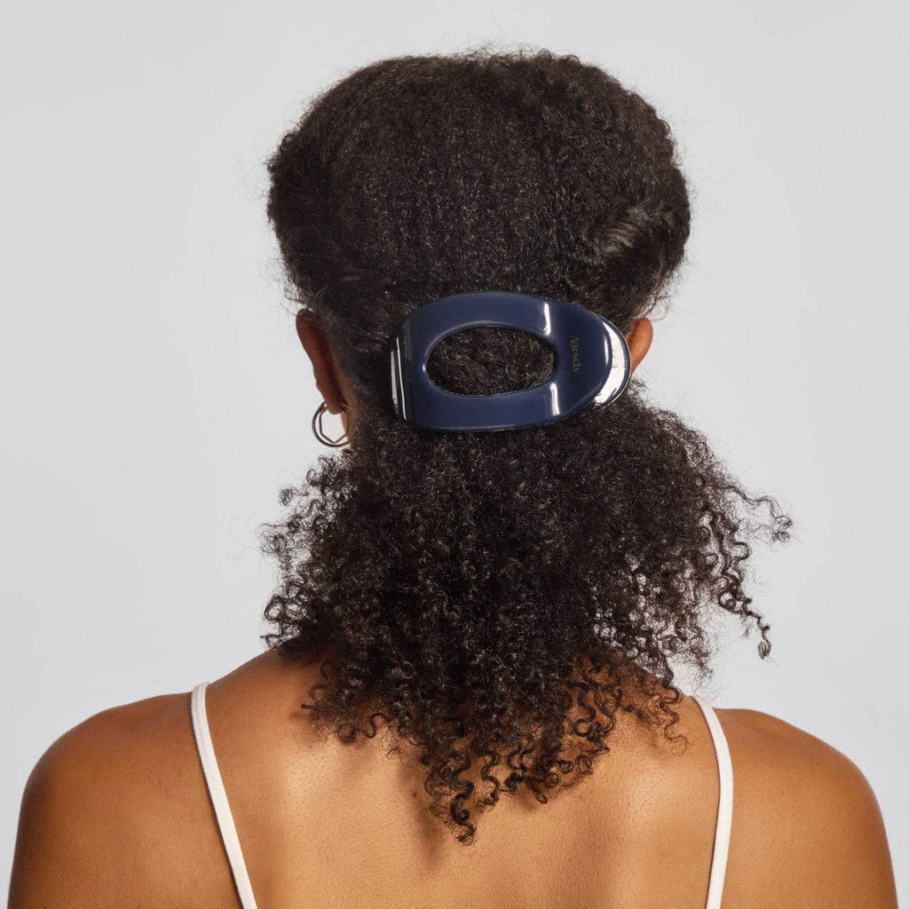 KITSCH: Recycled Plastic Large Flat Cloud Clip - Blue Orchid