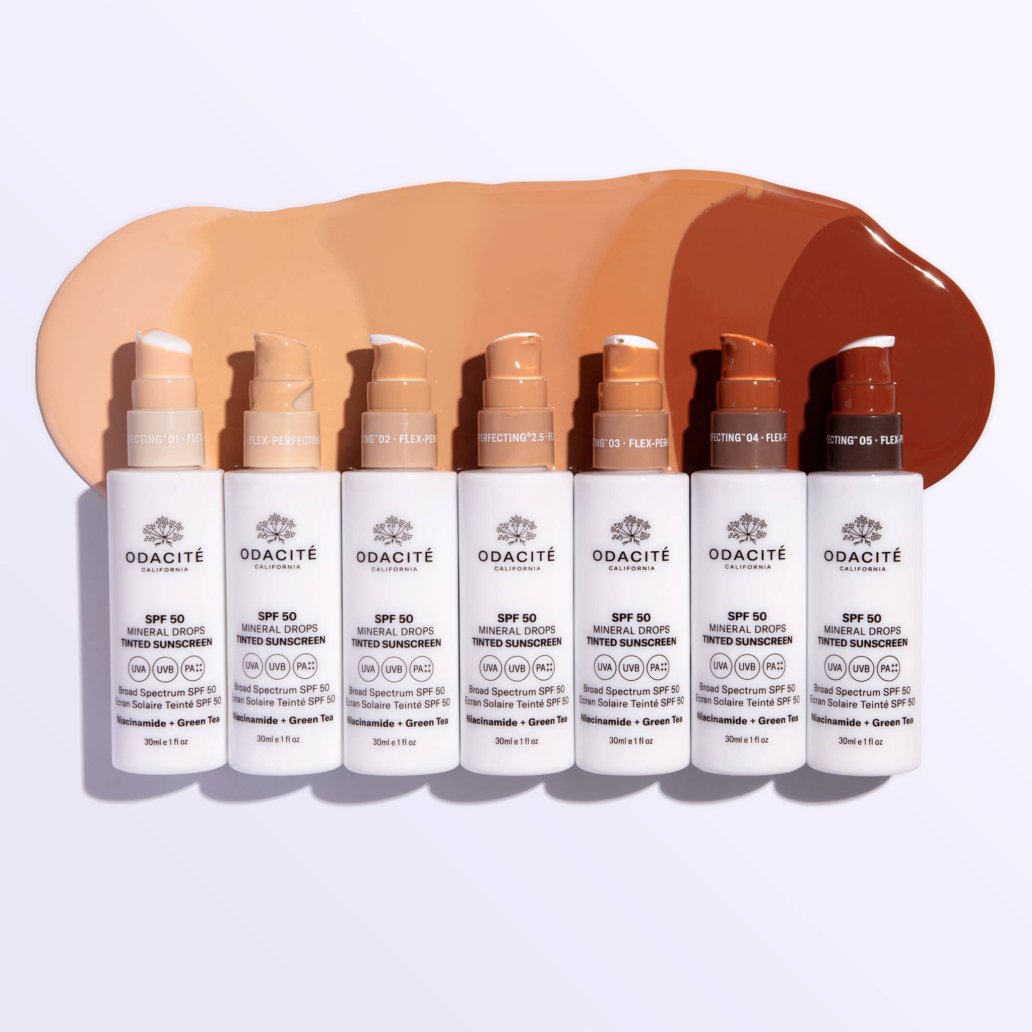 Odacité SPF 50 Mineral Drops Tinted Sunscreen