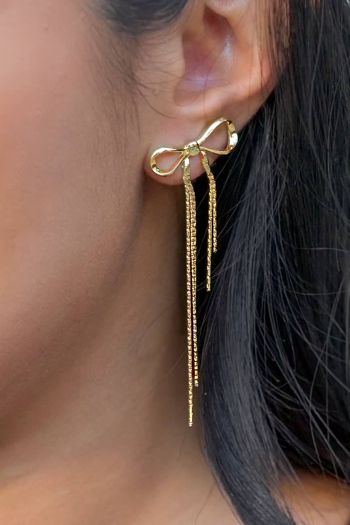 Peter and June Disco Bow Stud Earrings