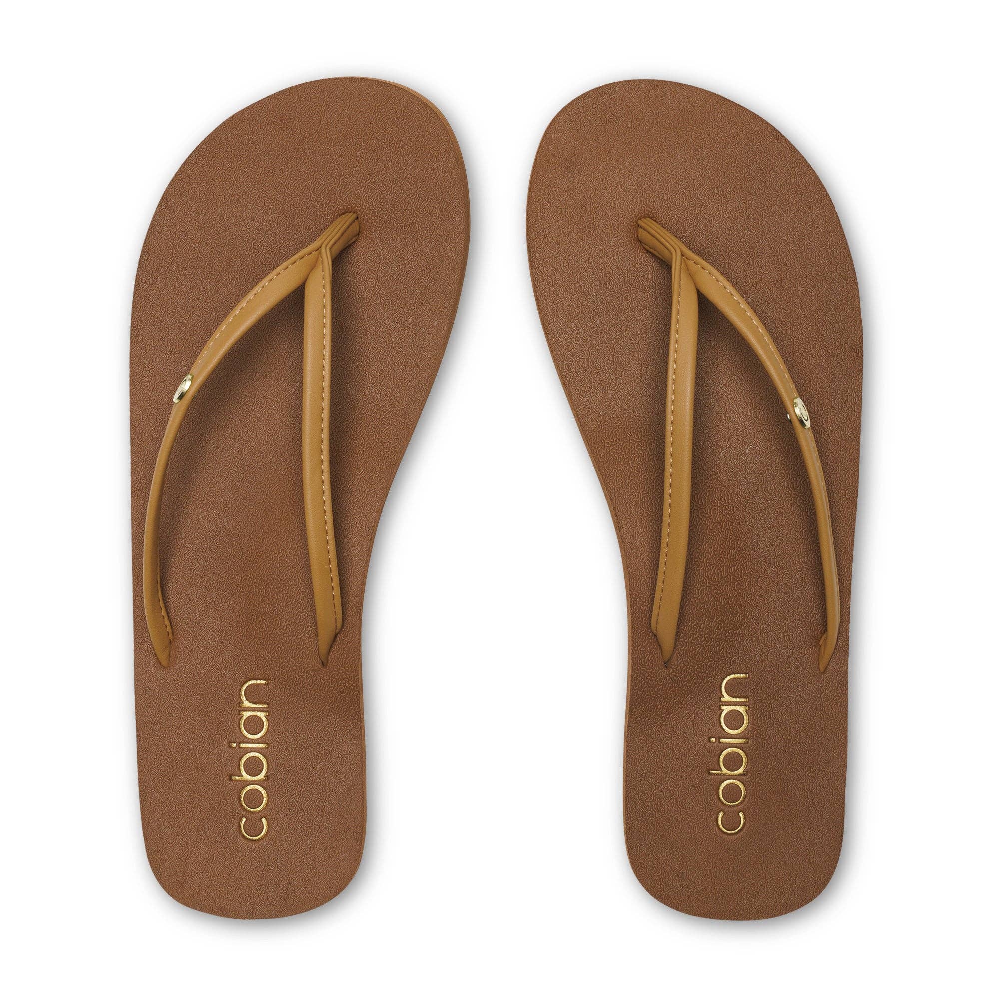 Cobian: Women's Nias Bounce Casual Flip Flop Sandal - Tan