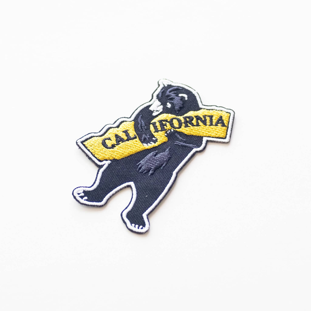 Union Made: I Love California Bear Embroidered Iron on Patch