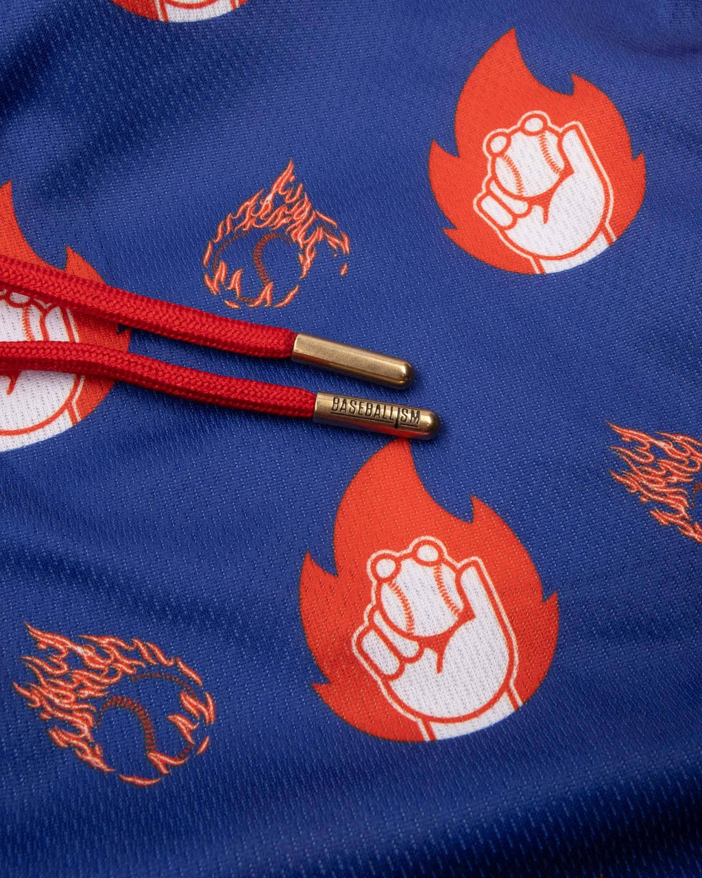 Baseballism: Flamethrower Diamond Air Mesh Shorts - Youth