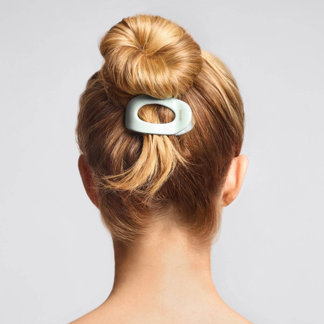 KITSCH: Recycled Plastic Small Flat Cloud Clip - Sage Leaf