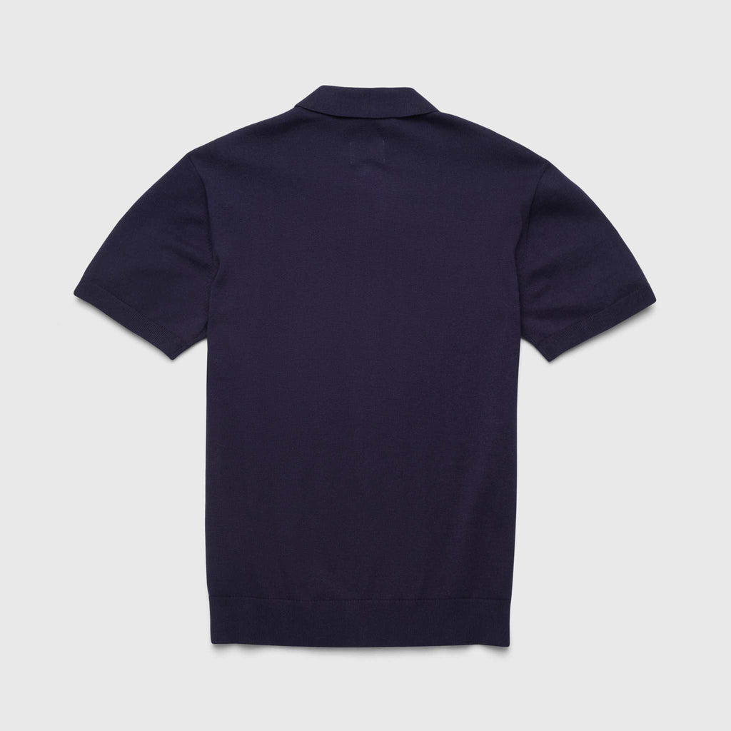 Surfside Supply: Brent Rib Knit Shirt - Navy Blazer