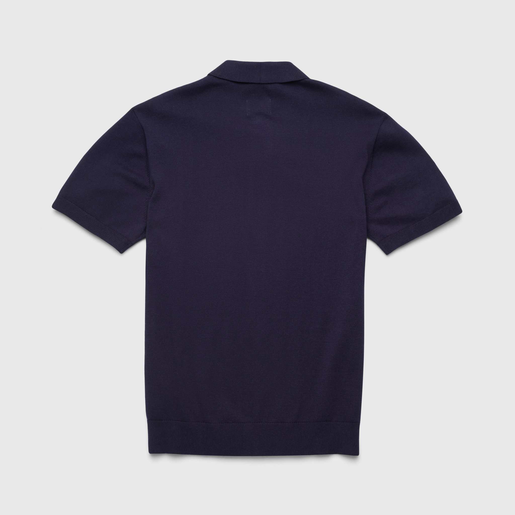 Surfside Supply: Brent Rib Knit Shirt - Navy Blazer