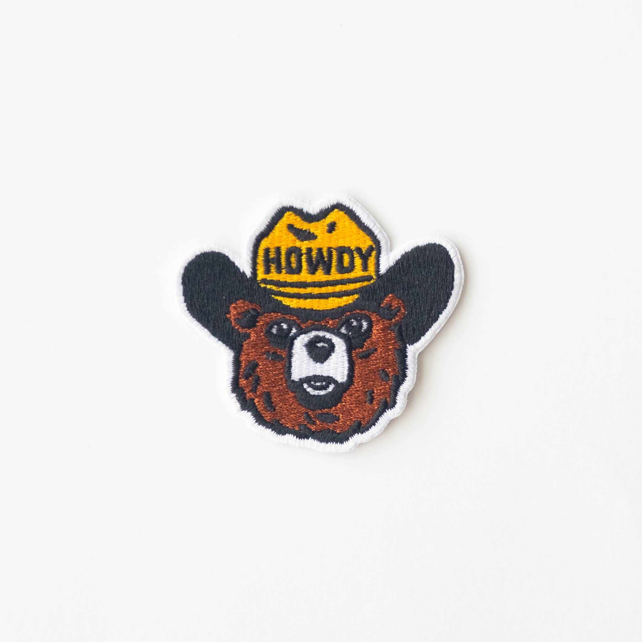 Union Made: Howdy the Bear Embroidered Iron on Patch