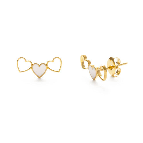 Amano Studio: Lots of Love Heart Studs