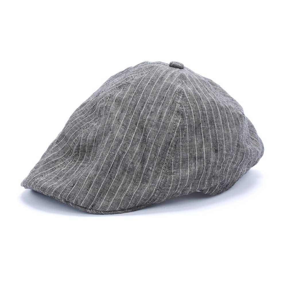 Peppercorn Kids: Vintage Wash Newsboy Cap - Smokey Grey
