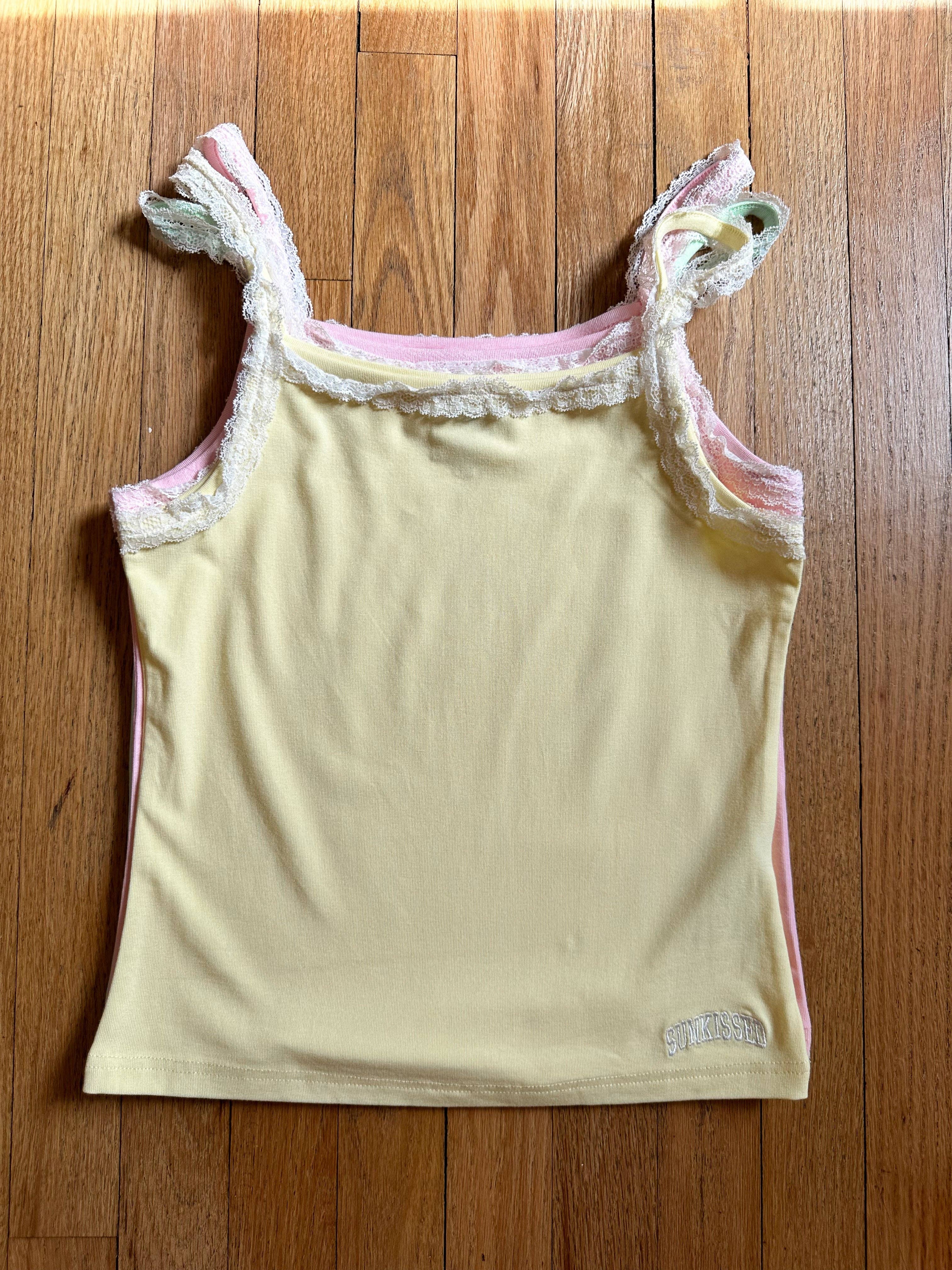 Sunkissed Coconut: Lace Cami Tanktop