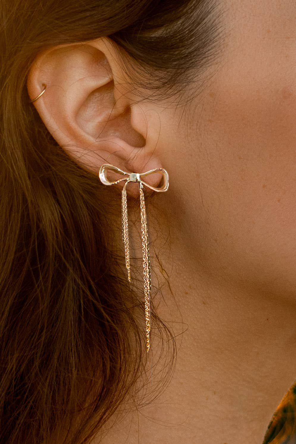 Peter and June Disco Bow Stud Earrings