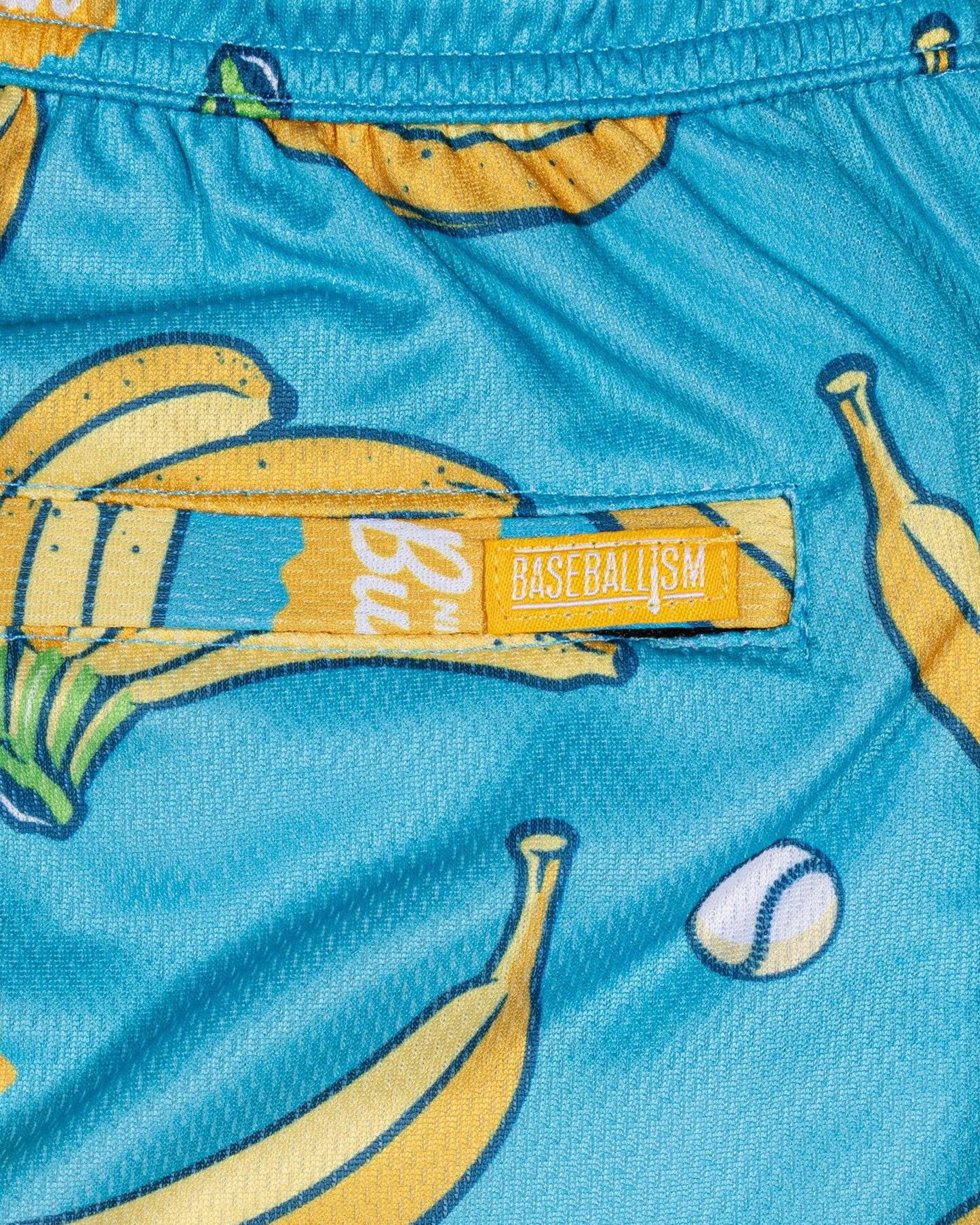 Baseballism: Peelin Good (Banana) Diamond Air Mesh Shorts - Youth