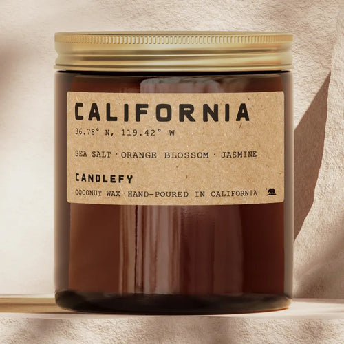 Candlefy California Candle (Sea Salt, Orange Blossom and Jasmine)