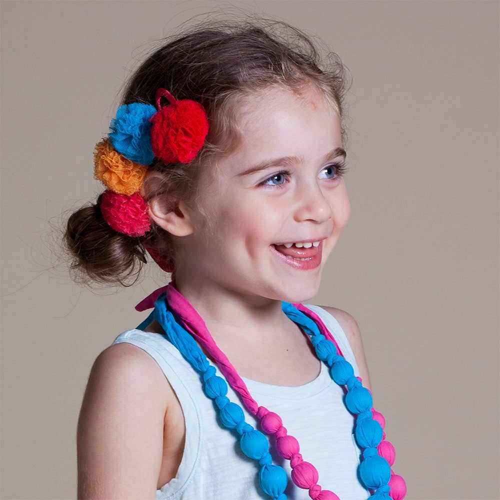 Peppercorn Kids: Colorful Tulle Hairclips