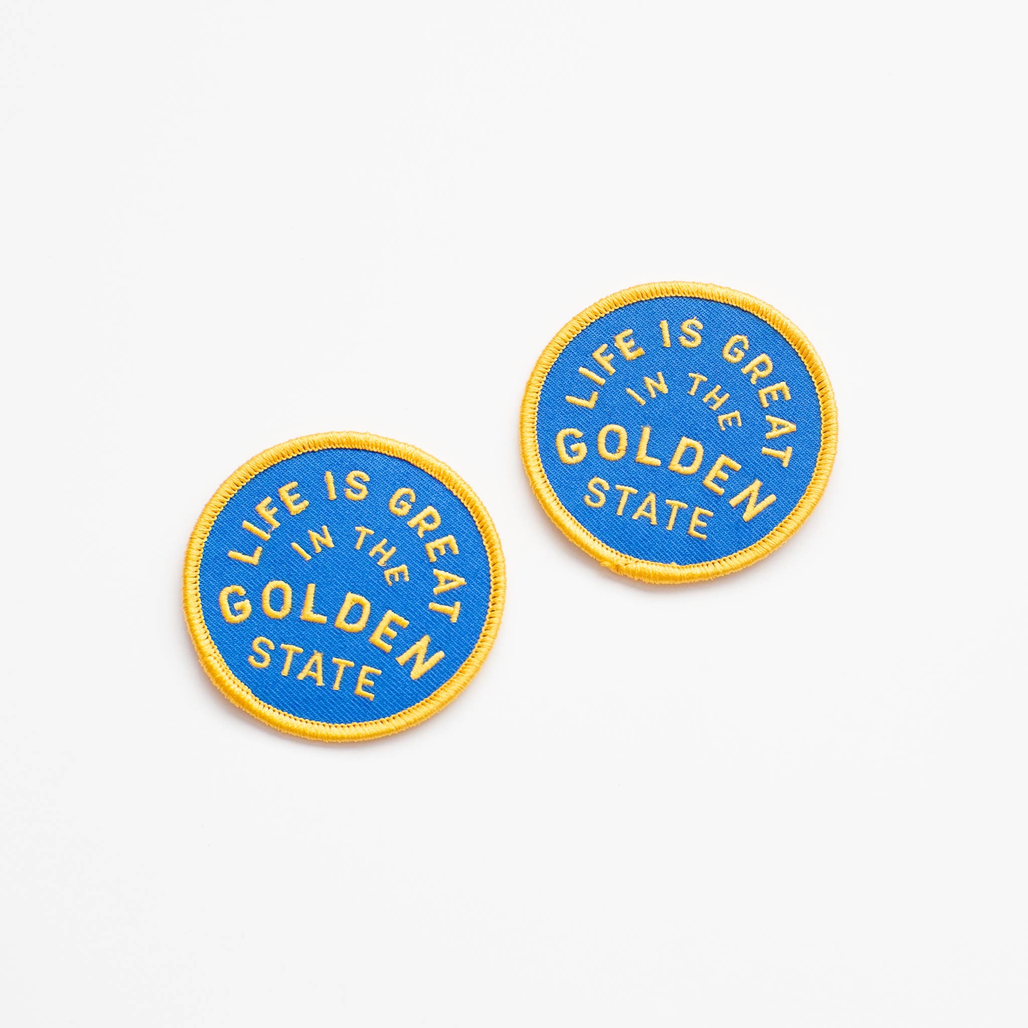 Union Made: Golden State Embroidered Iron on Patch - California