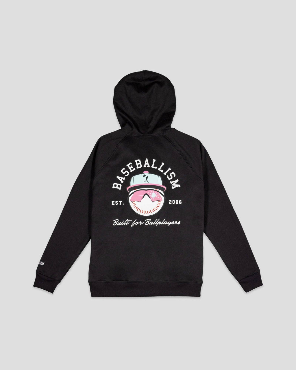 Baseballism: Happy Place Hoodie (Black) - Youth