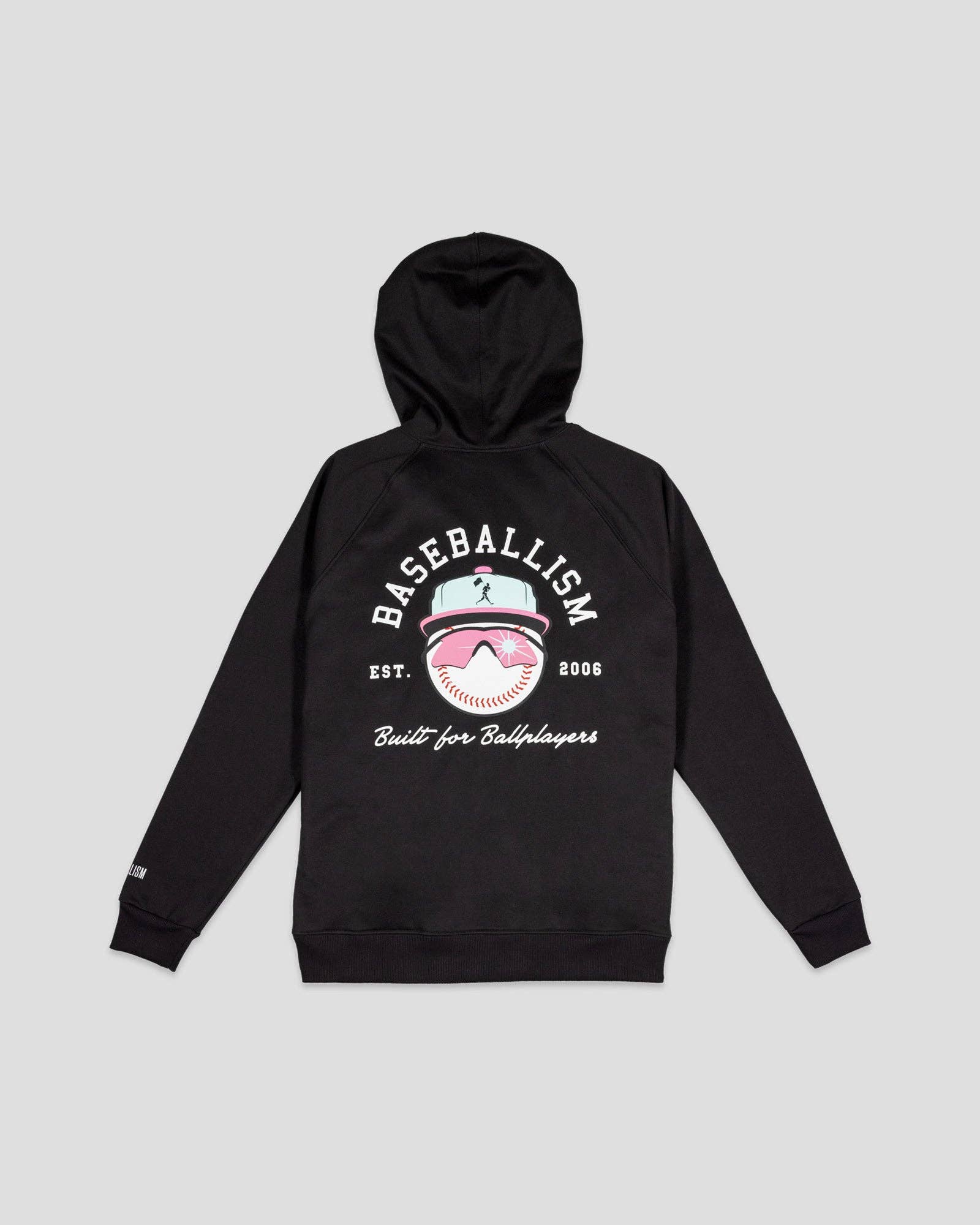 Baseballism: Happy Place Hoodie (Black) - Youth