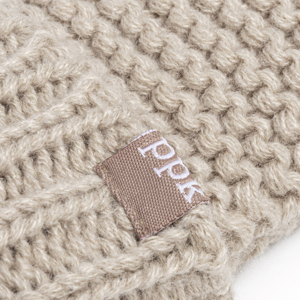 Peppercorn Kids: Knit Mouse Mittens - Oat Beige