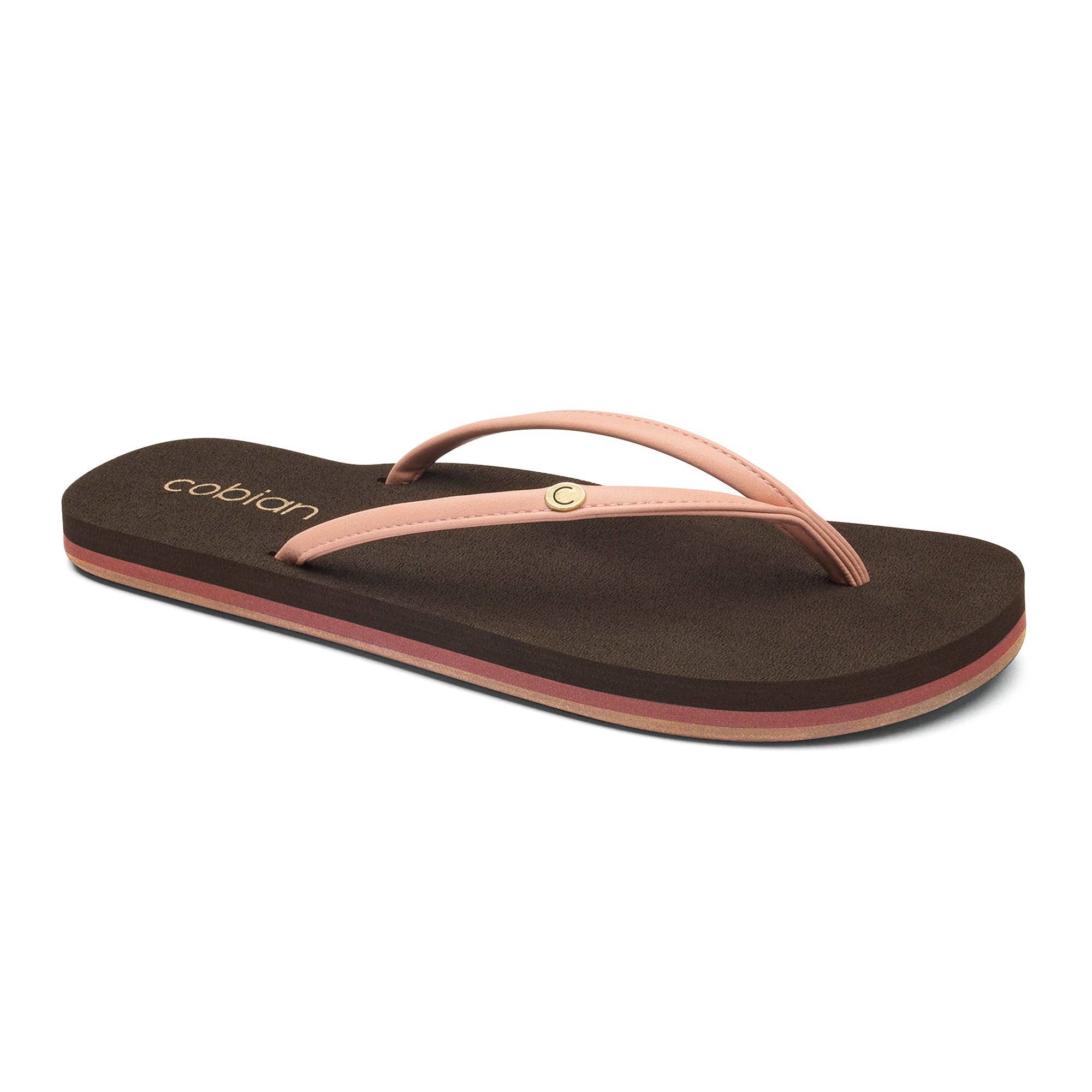 Cobian: Women's Nias Bounce Casual Flip Flop Sandal - Pink