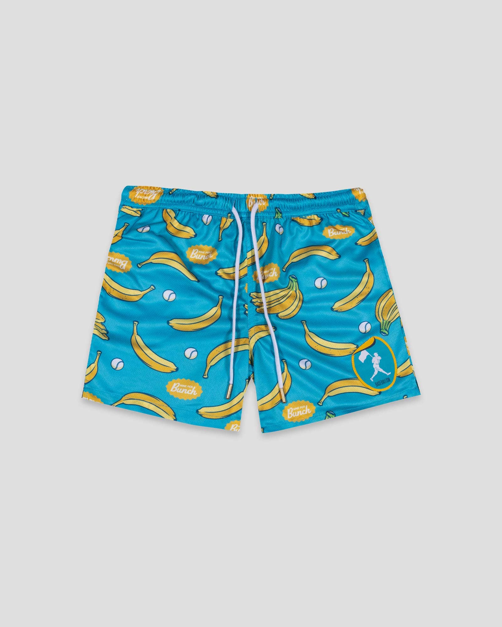 Baseballism: Peelin Good Diamond Air Mesh Shorts (Banana) - Youth