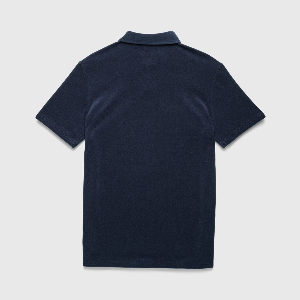 Surfside Supply: Ryan S/S Terry Polo - Navy Blazer