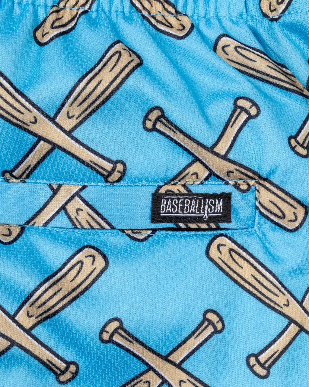 Baseballism: Heavy Hitters Diamond Air Mesh Shorts - Youth