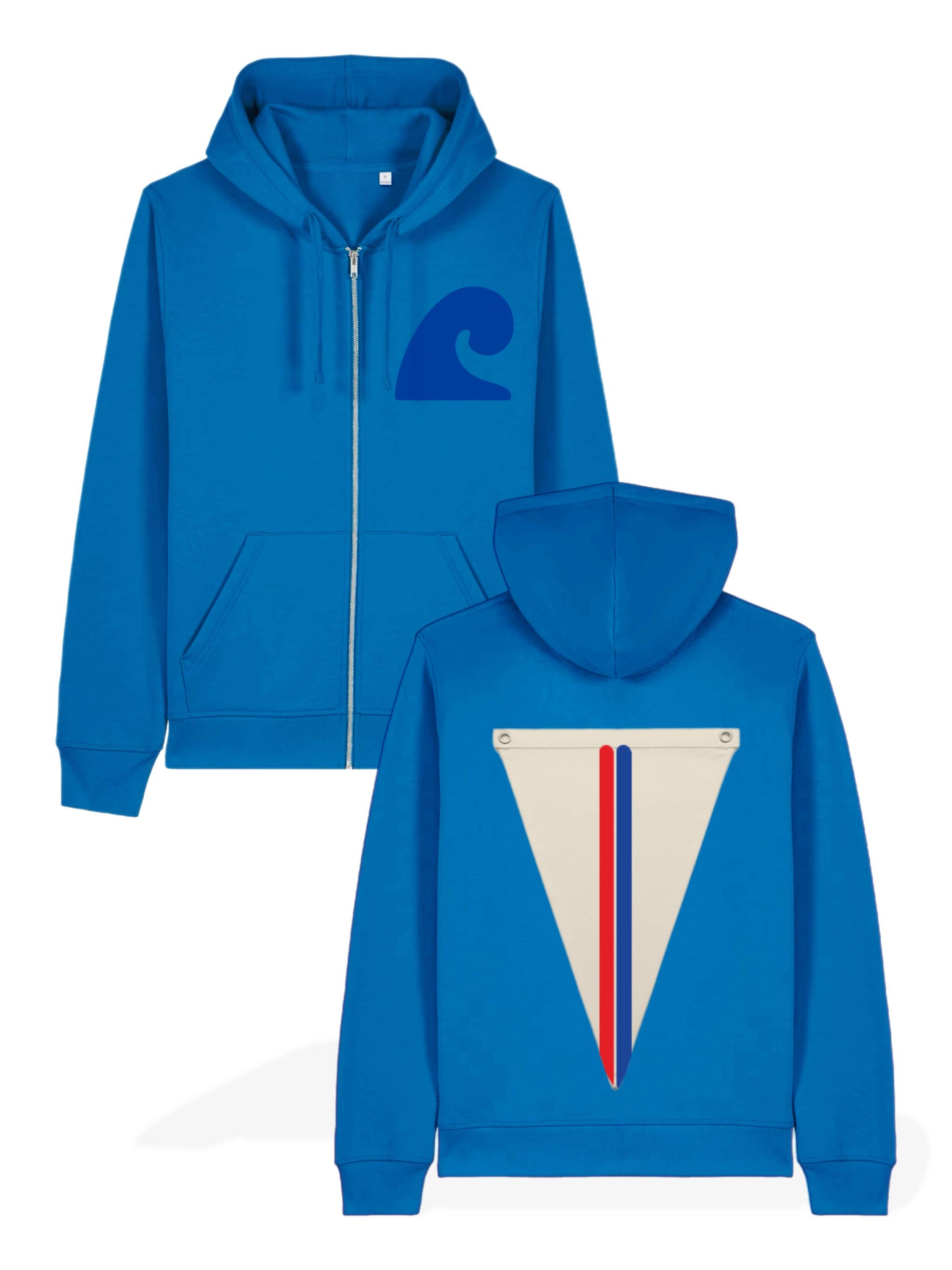 Cabana Club California - Pennant Surf Flag Zip Hoodie