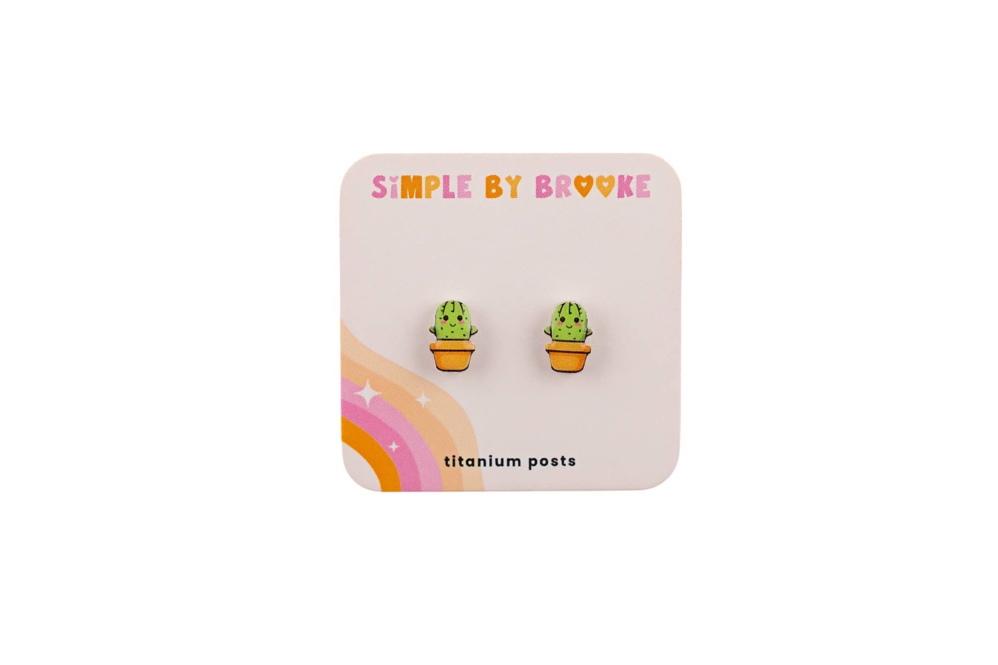 Simple By Brooke: Cactus Earrings