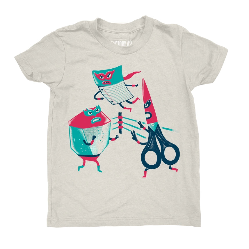 Factory 43: Rock, Paper, Scissors Kids Tee