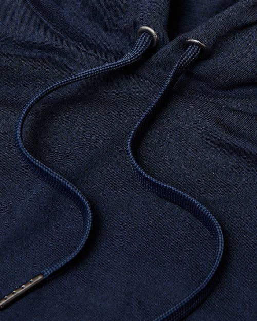 True Classic: Heather Navy Active Comfort Pullover Hoodie