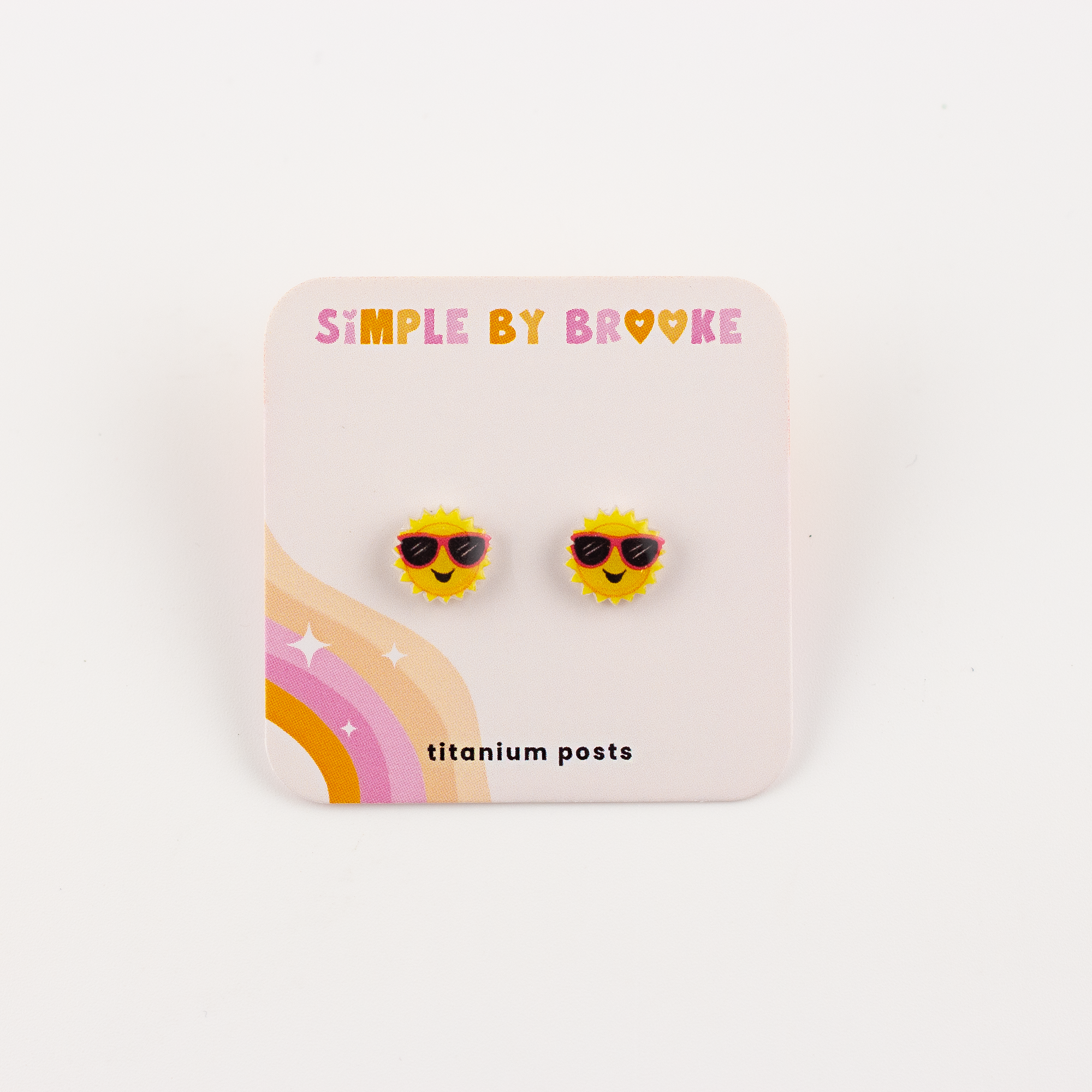 Simple By Brooke: Kawaii Sun Earrings