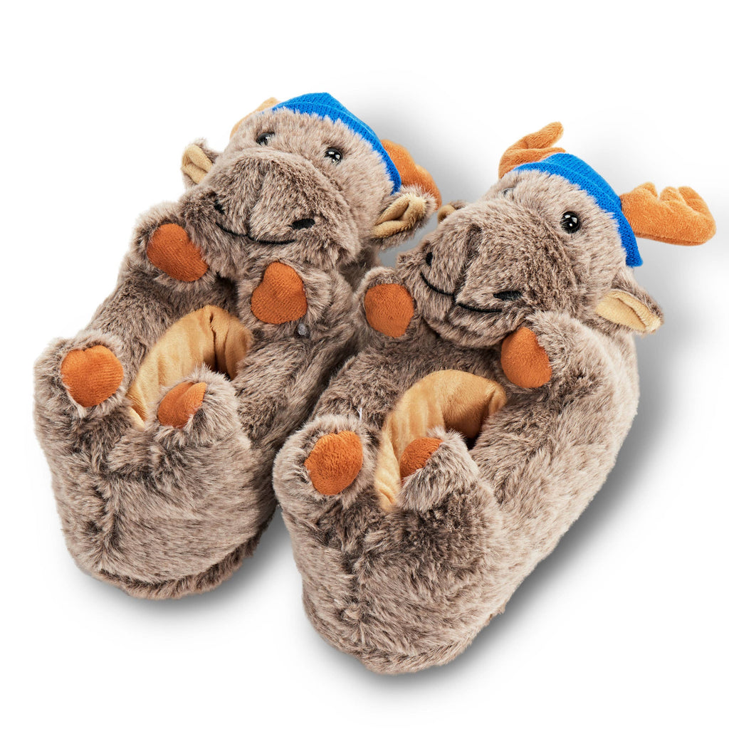 Oooh Yeah: Kid's Dash the Moose Non-Slip Slippers