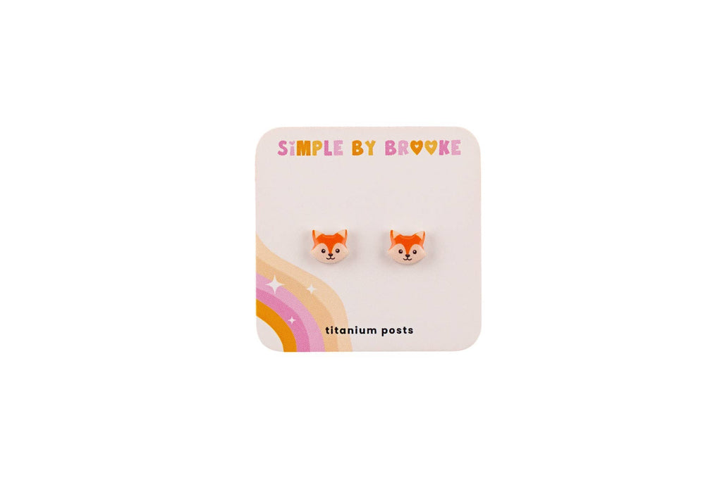 Simple By Brooke: Kawaii Fox Earrings