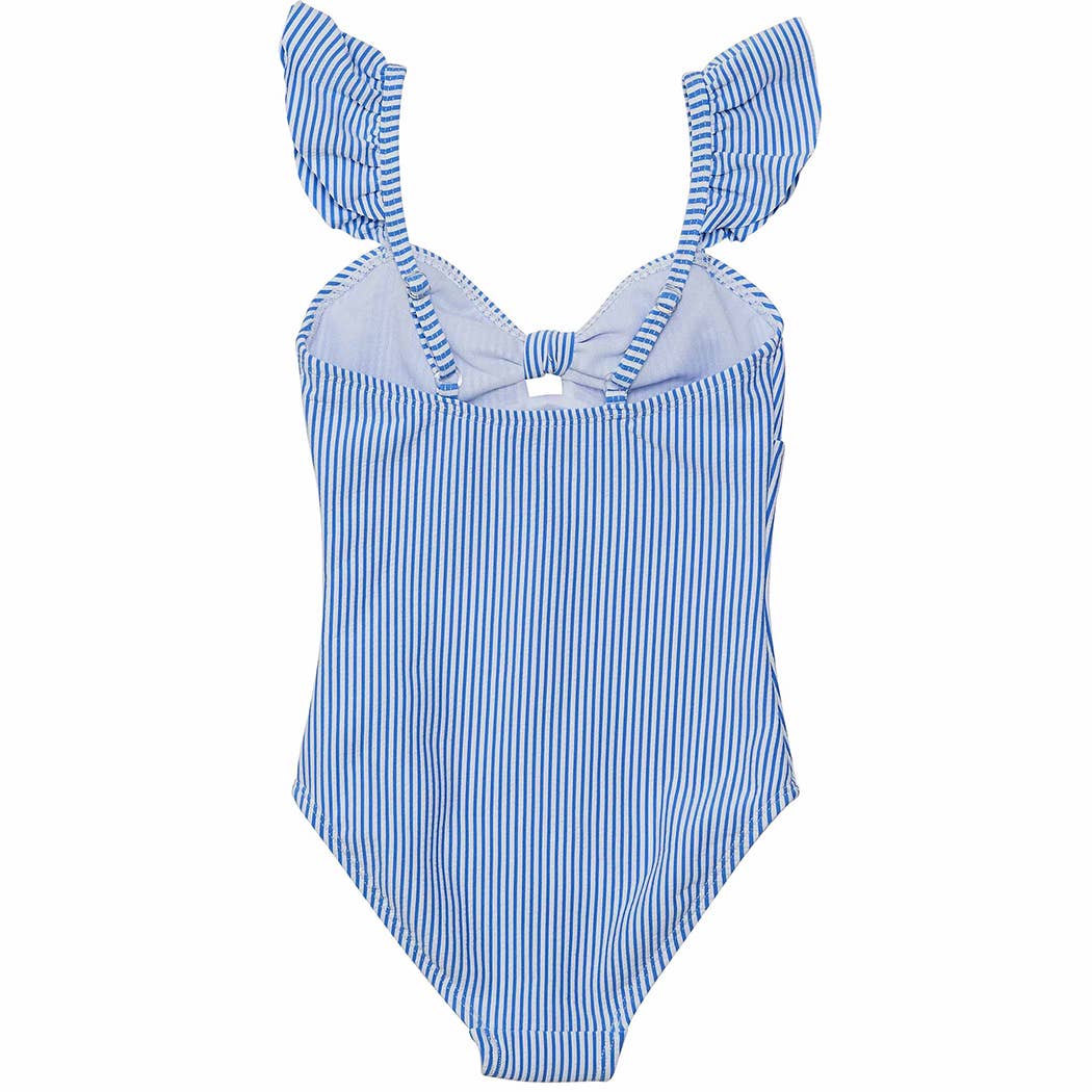 Snapper Rock Swimwear Girl's Frill Swimsuit (Parisian Summer)
