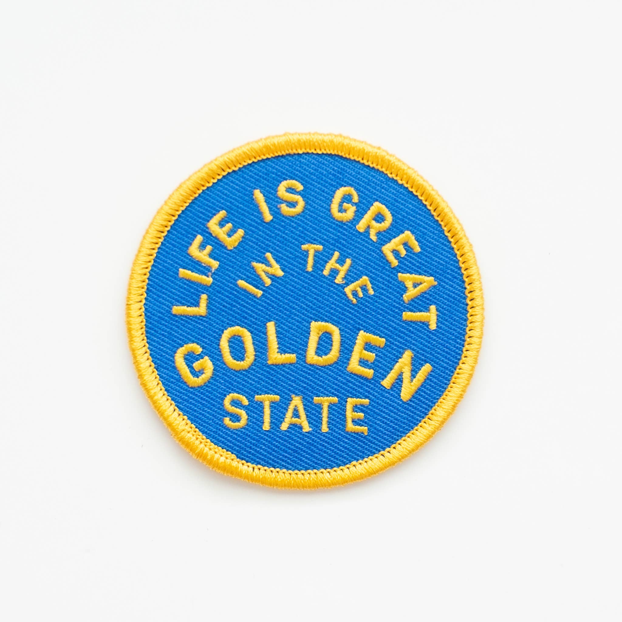 Union Made: Golden State Embroidered Iron on Patch - California