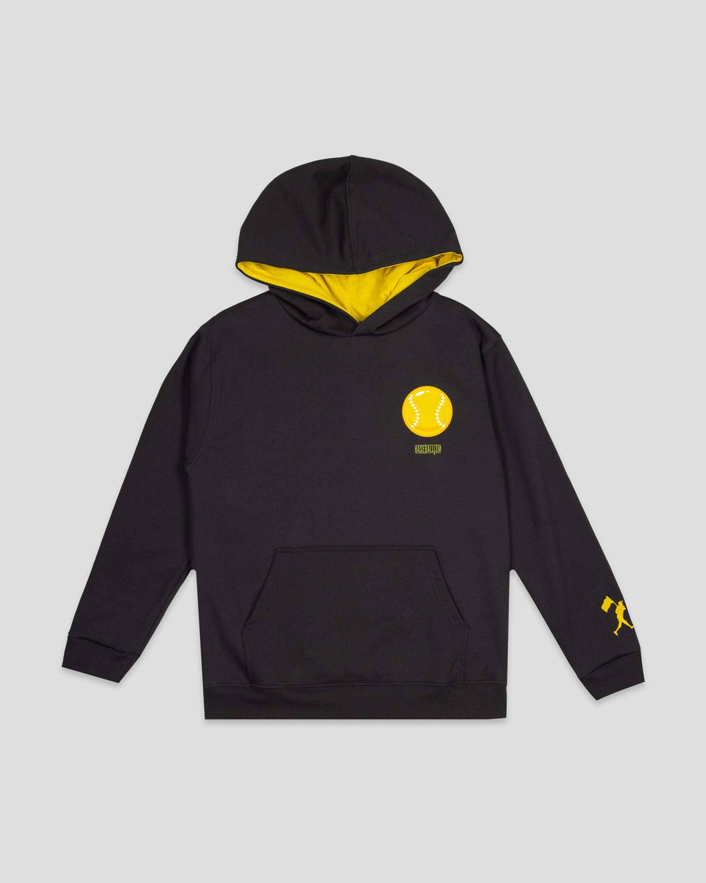 Baseballism: Doubles and Bubbles Hoodie (Banana) - Youth