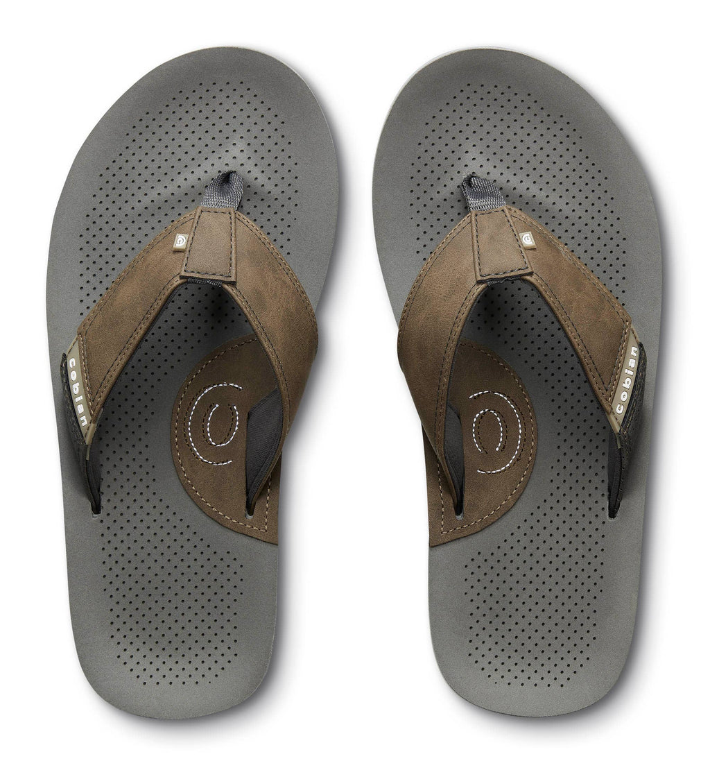 Cobian: Men's ARV 2 Flip Flop Sandal with Arch Support - Chocolate