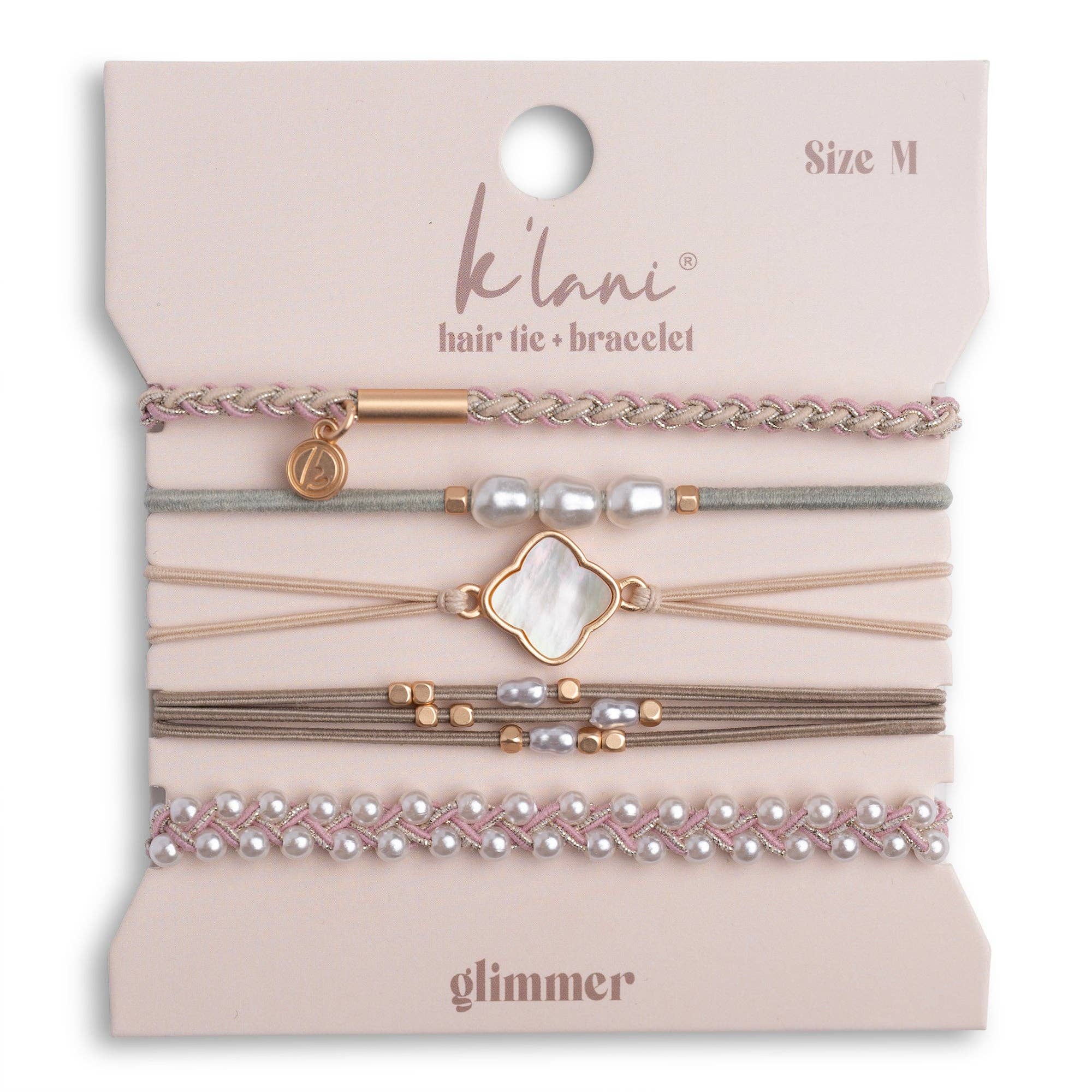 K'Lani Hair Tie Bracelets (Glimmer)