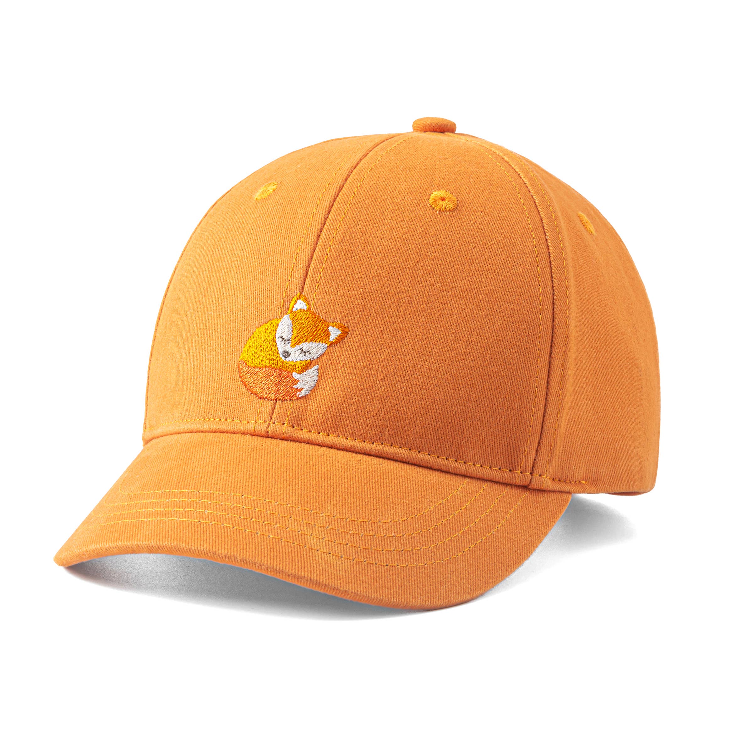 Peppercorn Kids: Kids Baseball Cap - Orange Fox