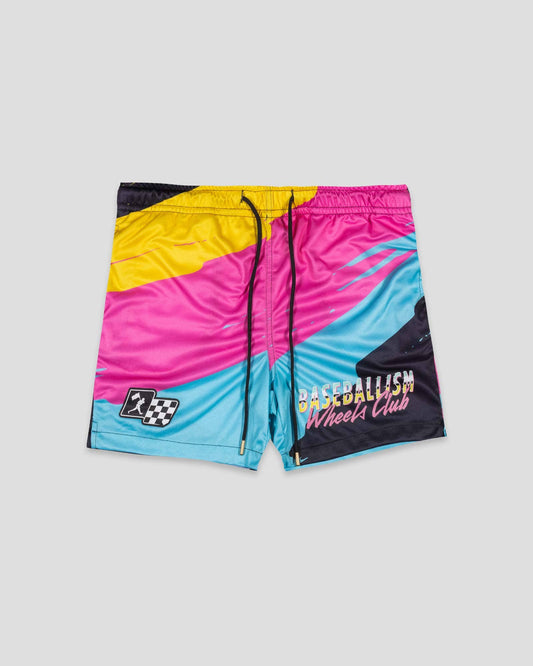 Baseballism: Speed Kills Diamond Air Mesh Shorts - Youth