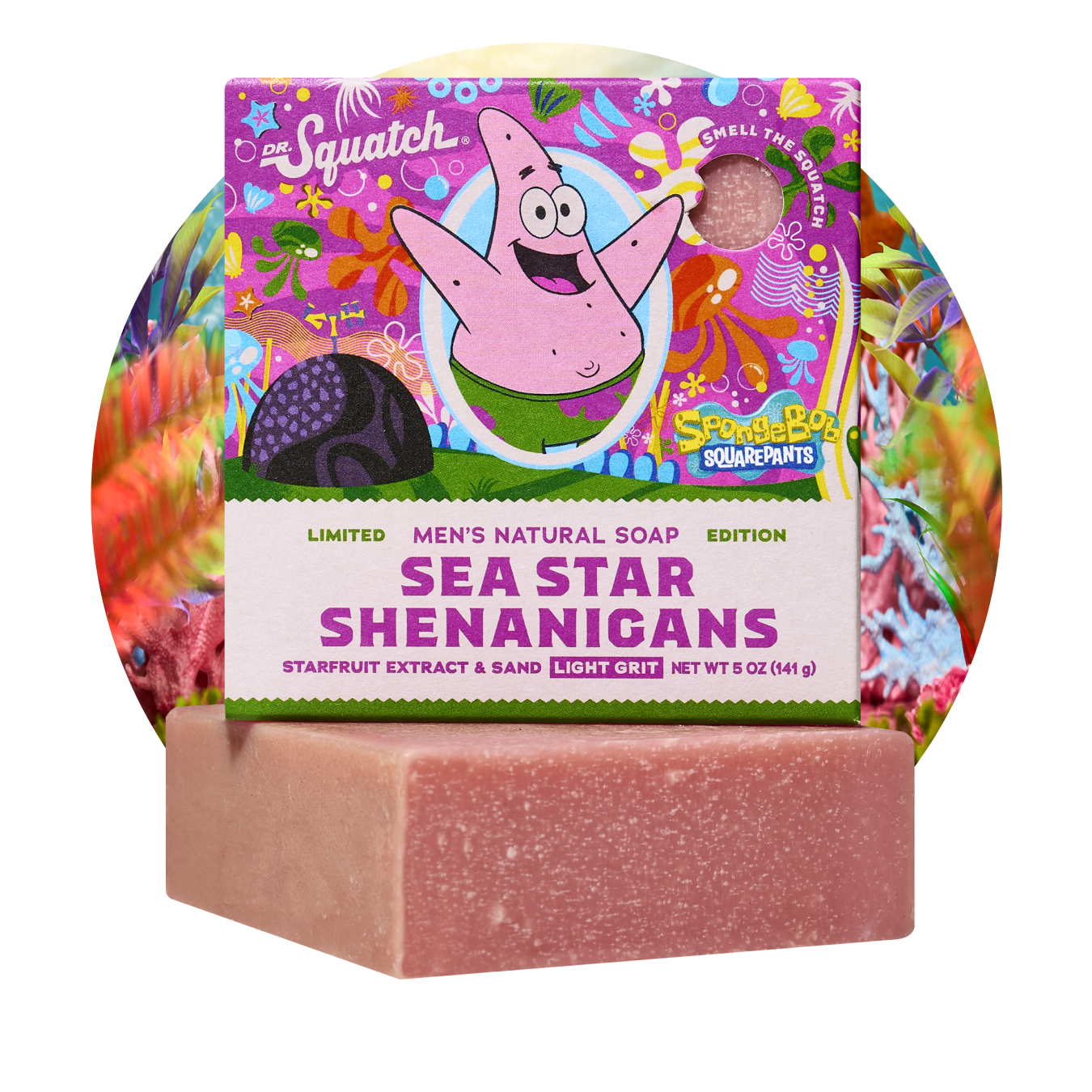 Dr. Squatch: Sea Star Shenanigans Bar Soap