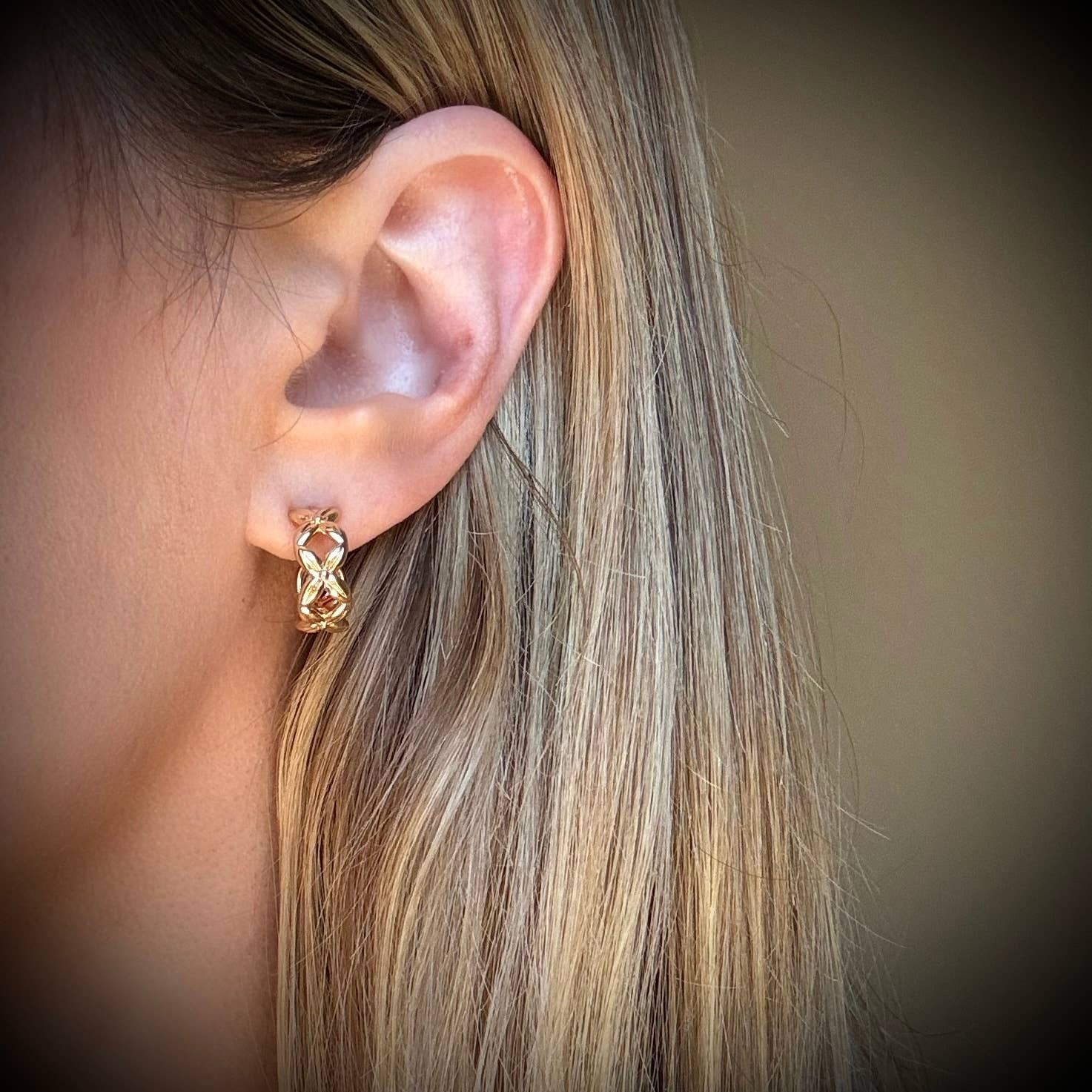 SALT by Sarah Curtis: Criss-Cross Hoop Earrings