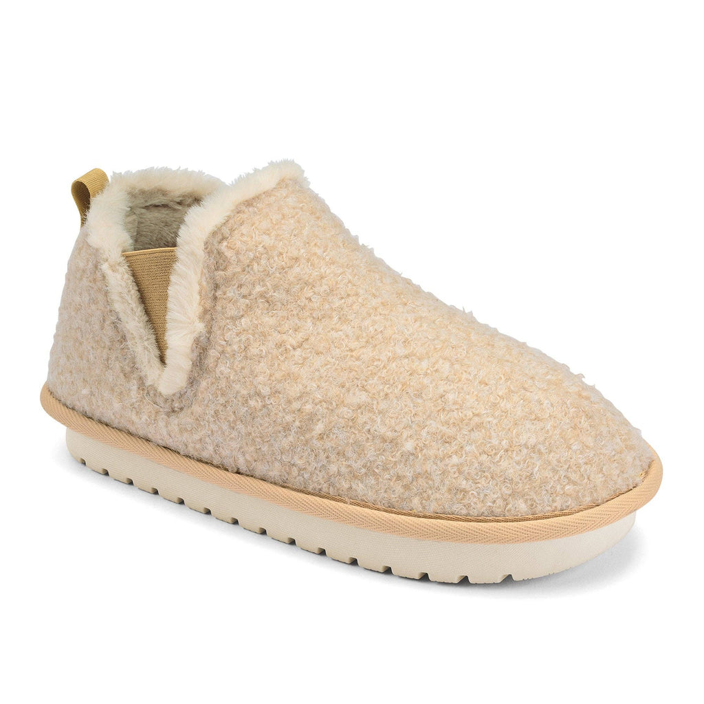 Cobian: Women's Cabrillo Bootie - Cream Warm and Fuzzy Slipper