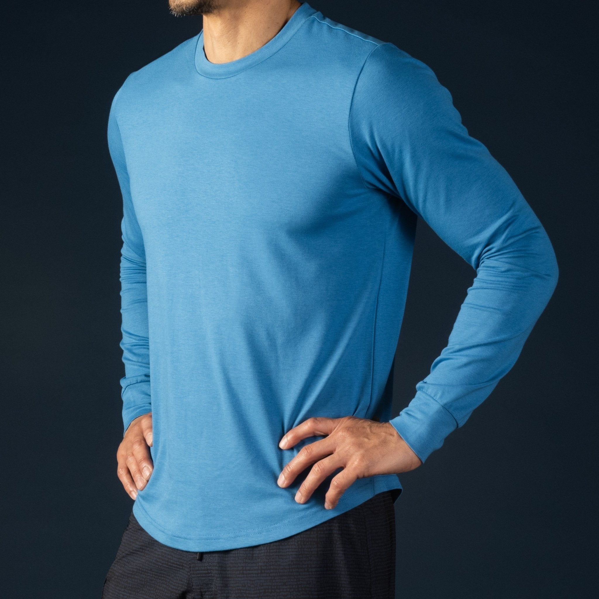 LAIRD Men's Quattro Cotton Blend Long Sleeve