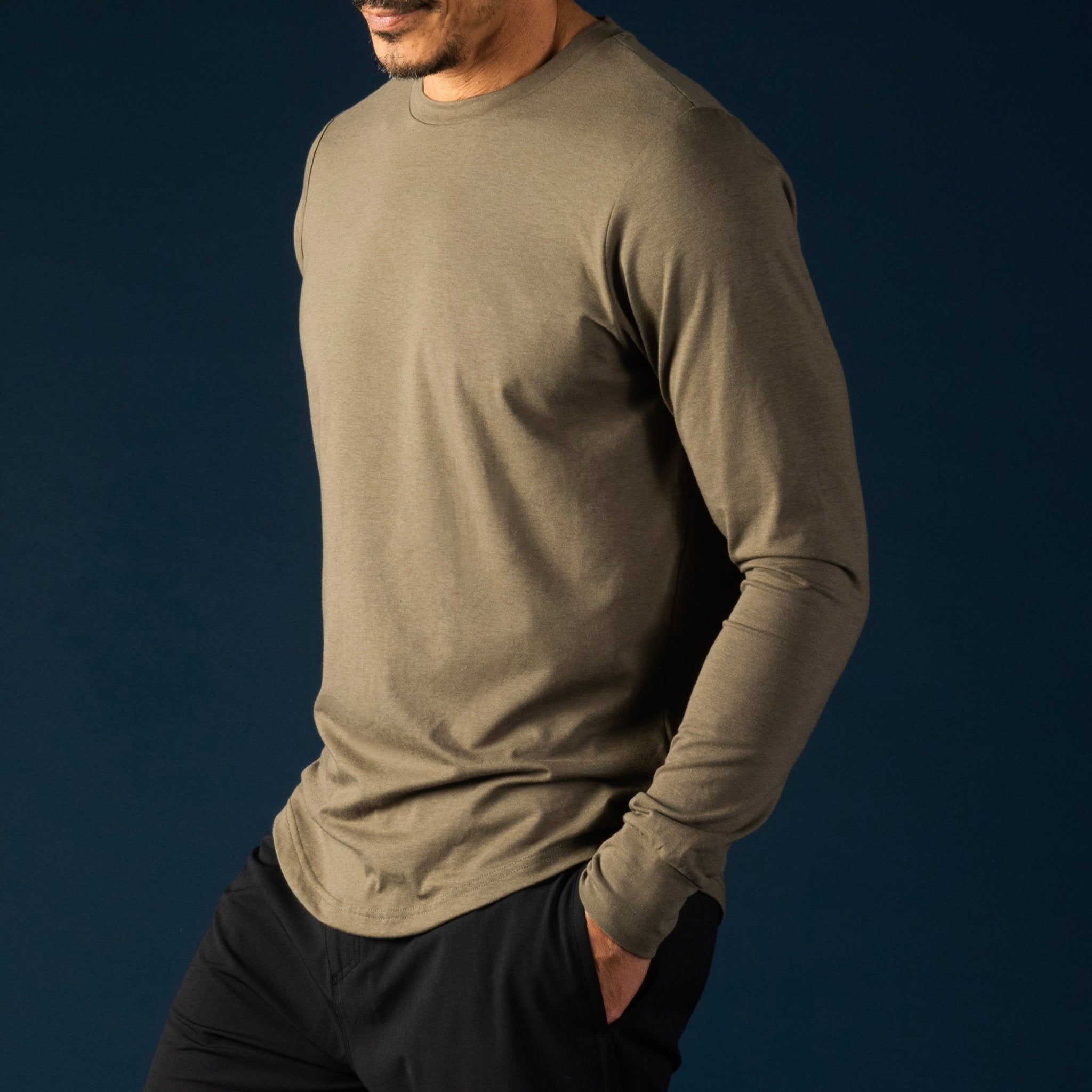 LAIRD Men's Quattro Cotton Blend Long Sleeve
