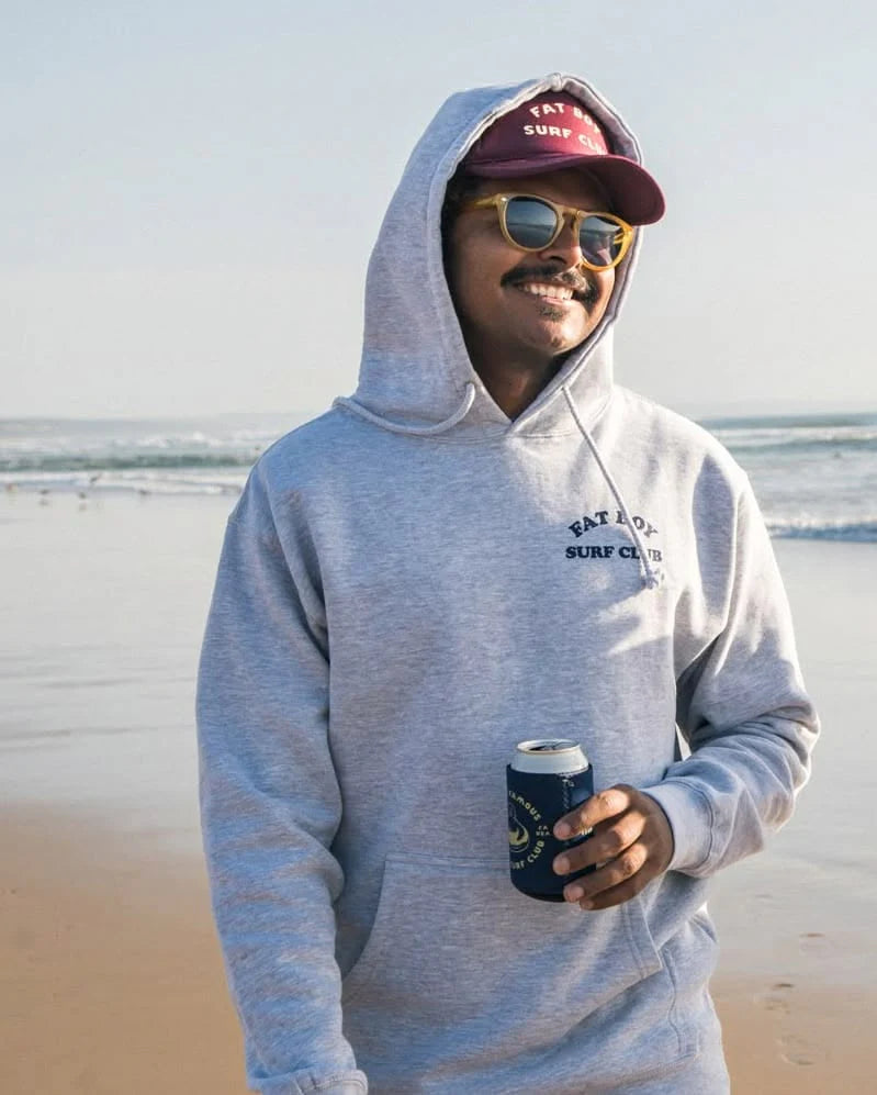 Fat Boy Surf Club: FBSC Premium Heavyweight Hoodie Grey