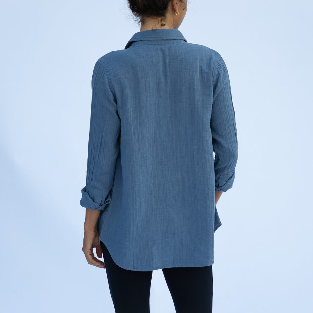 Women's Double Gauze Button Down - LAIRD